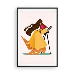 Poster in cornice nera - Anche la moda è un gioco - 61x91 cm