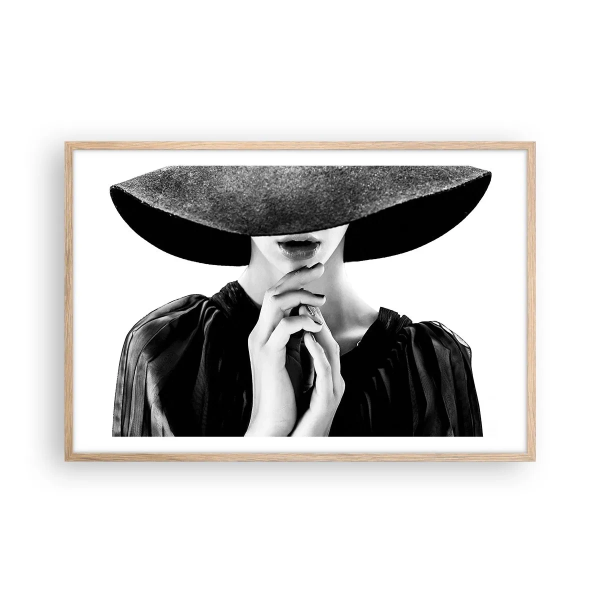 Poster in cornice rovere chiaro - Bellezza celata - 91x61 cm