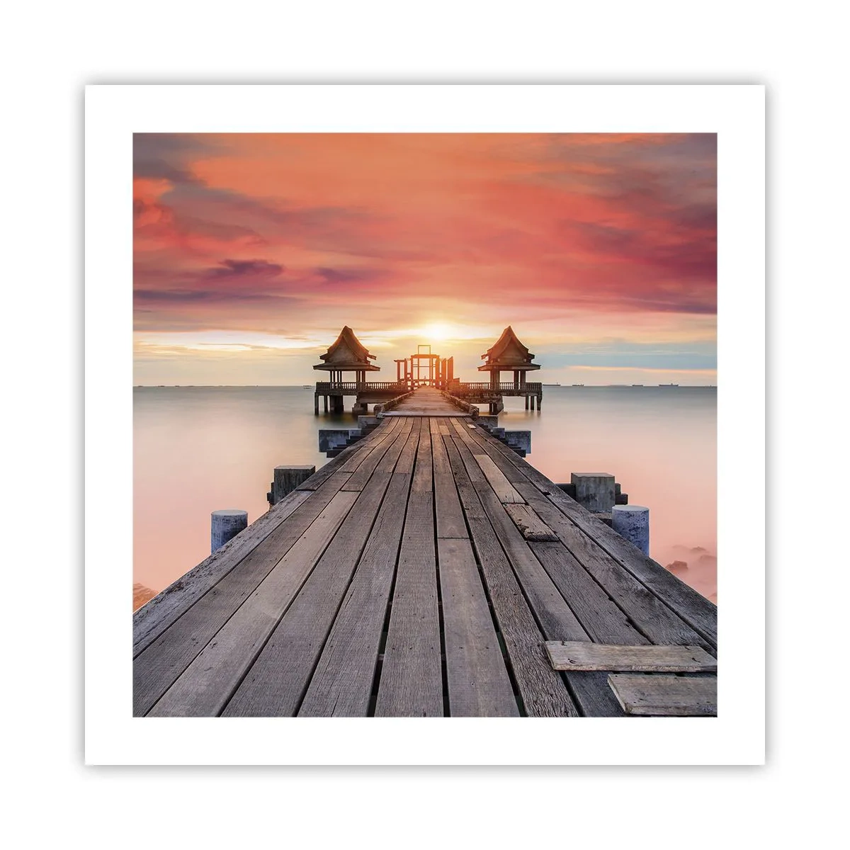 Poster - Tramonto d'oriente - 50x50 cm