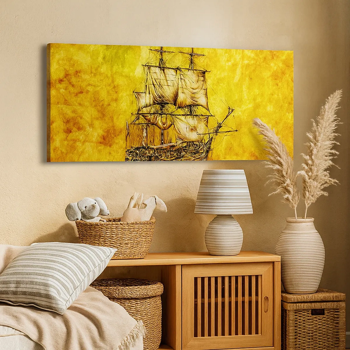 Quadro su tela - Stampe su Tela - Verso la Tortuga! - 30x30 cm