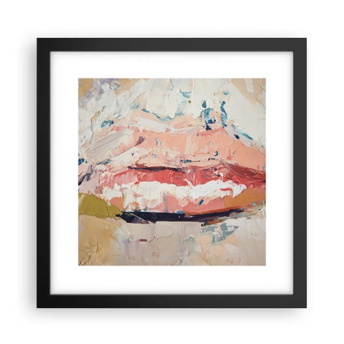 Poster in cornice nera - Risveglia i sensi - 30x30 cm