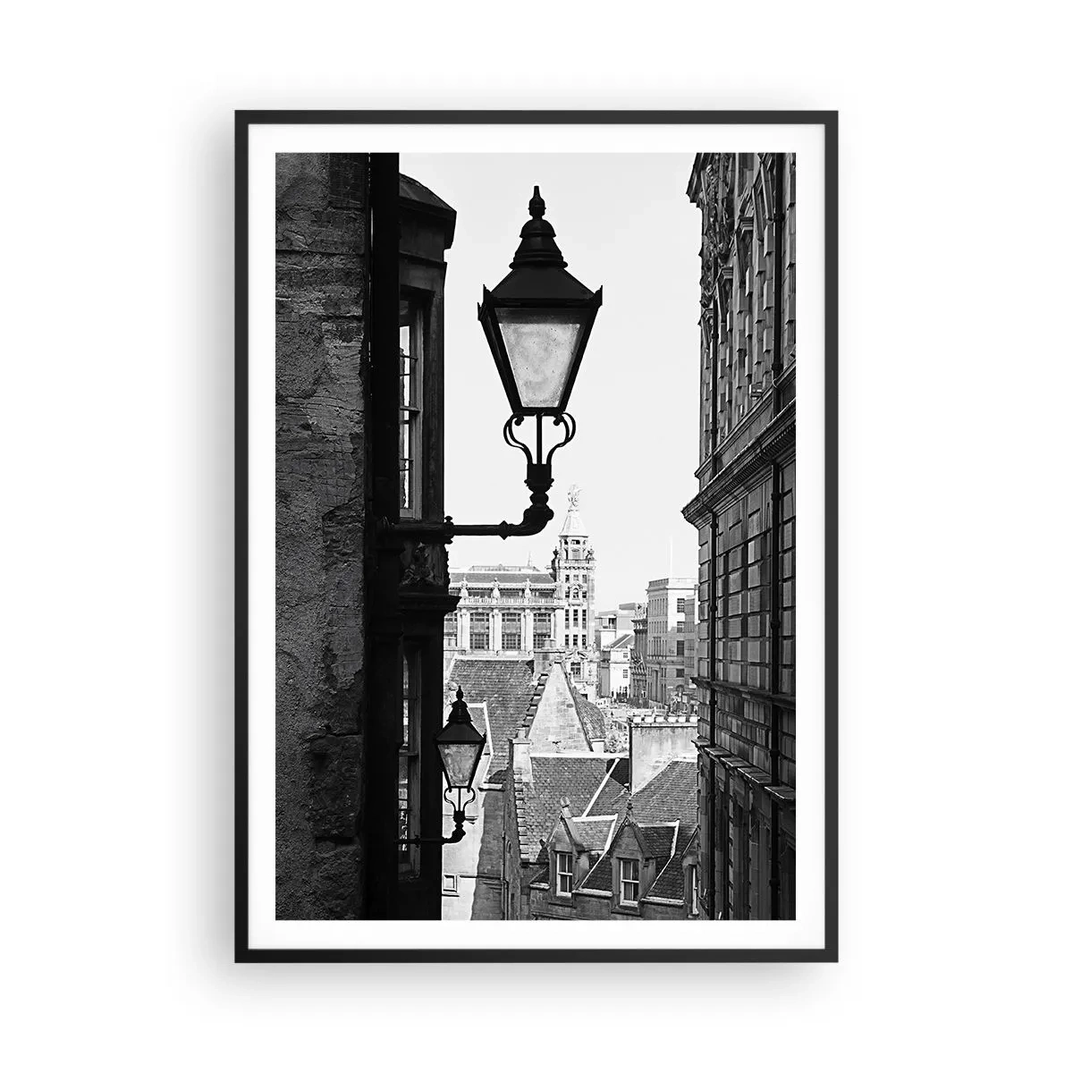 Poster in cornice nera - Il racconto di Edimburgo - 70x100 cm