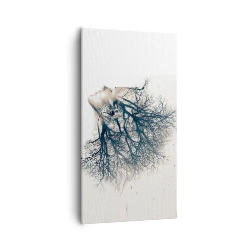 Quadro su tela - Stampe su Tela - In ascolto del sussurro dell'albero - 55x100 cm