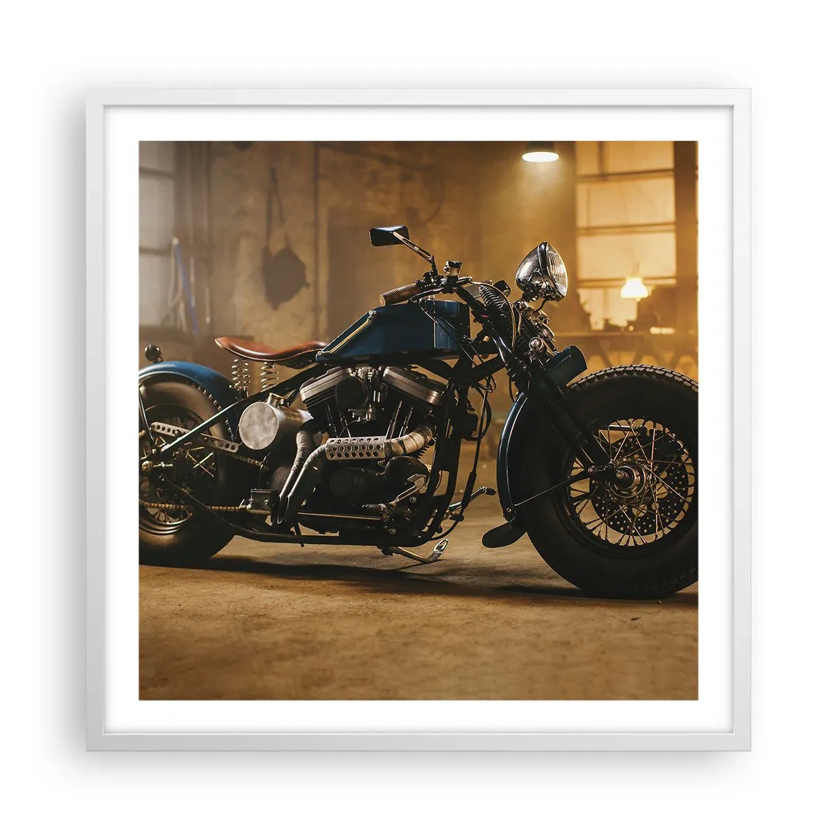 Poster in cornice bianca - Posso tutto - 60x60 cm