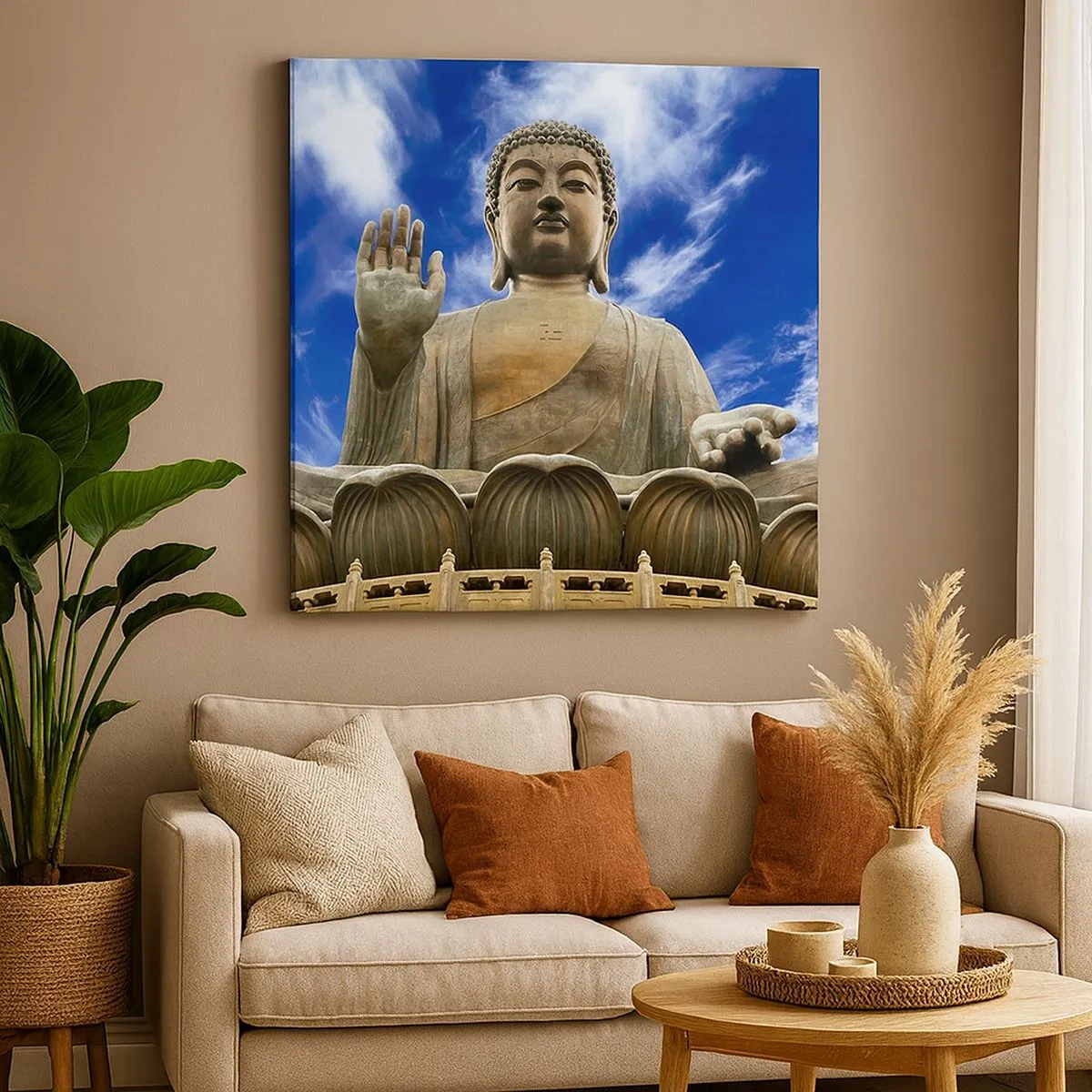 Quadro su tela - Stampe su Tela - Vivere senza paura - 30x30 cm