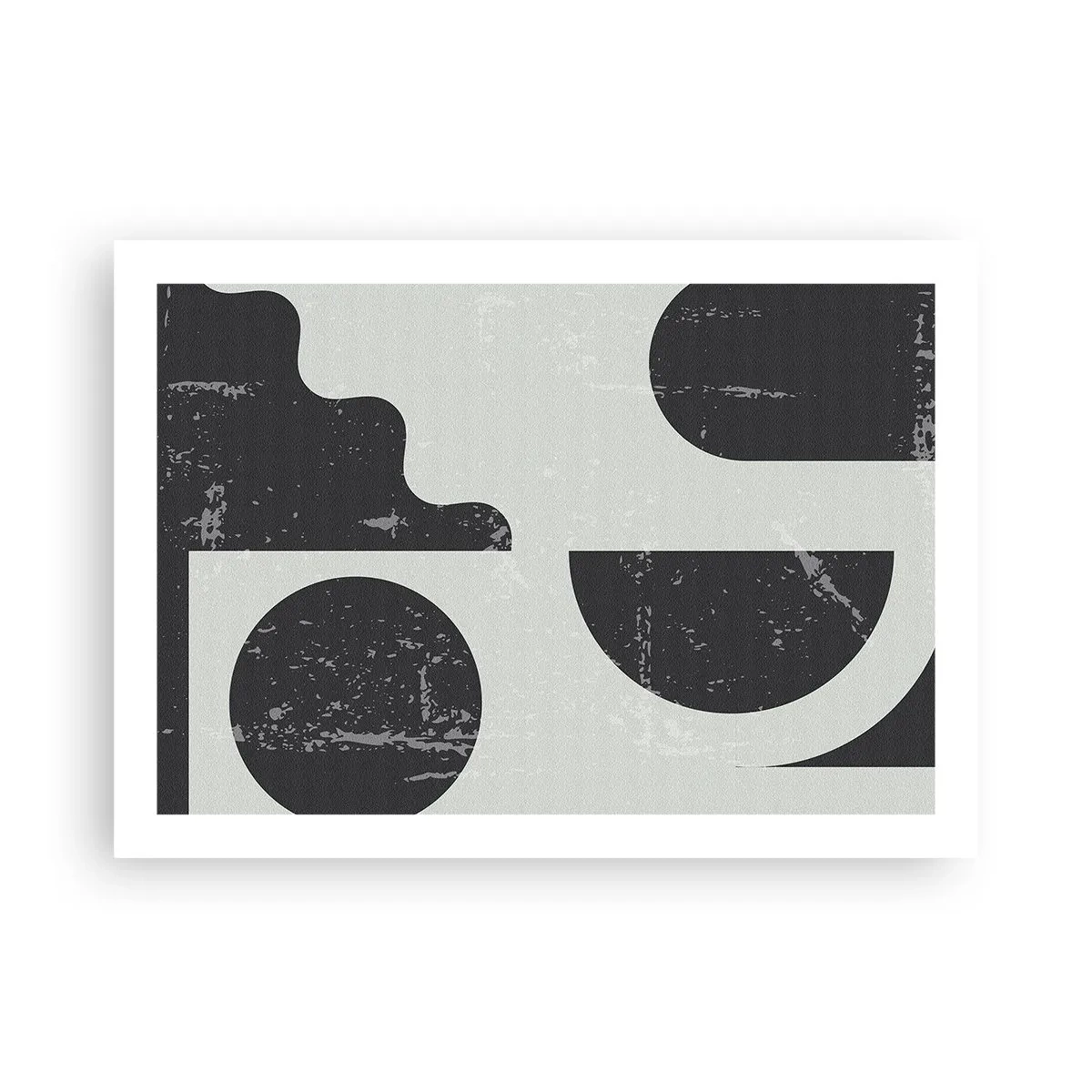 Poster - Composizione sopra e sotto - 70x50 cm