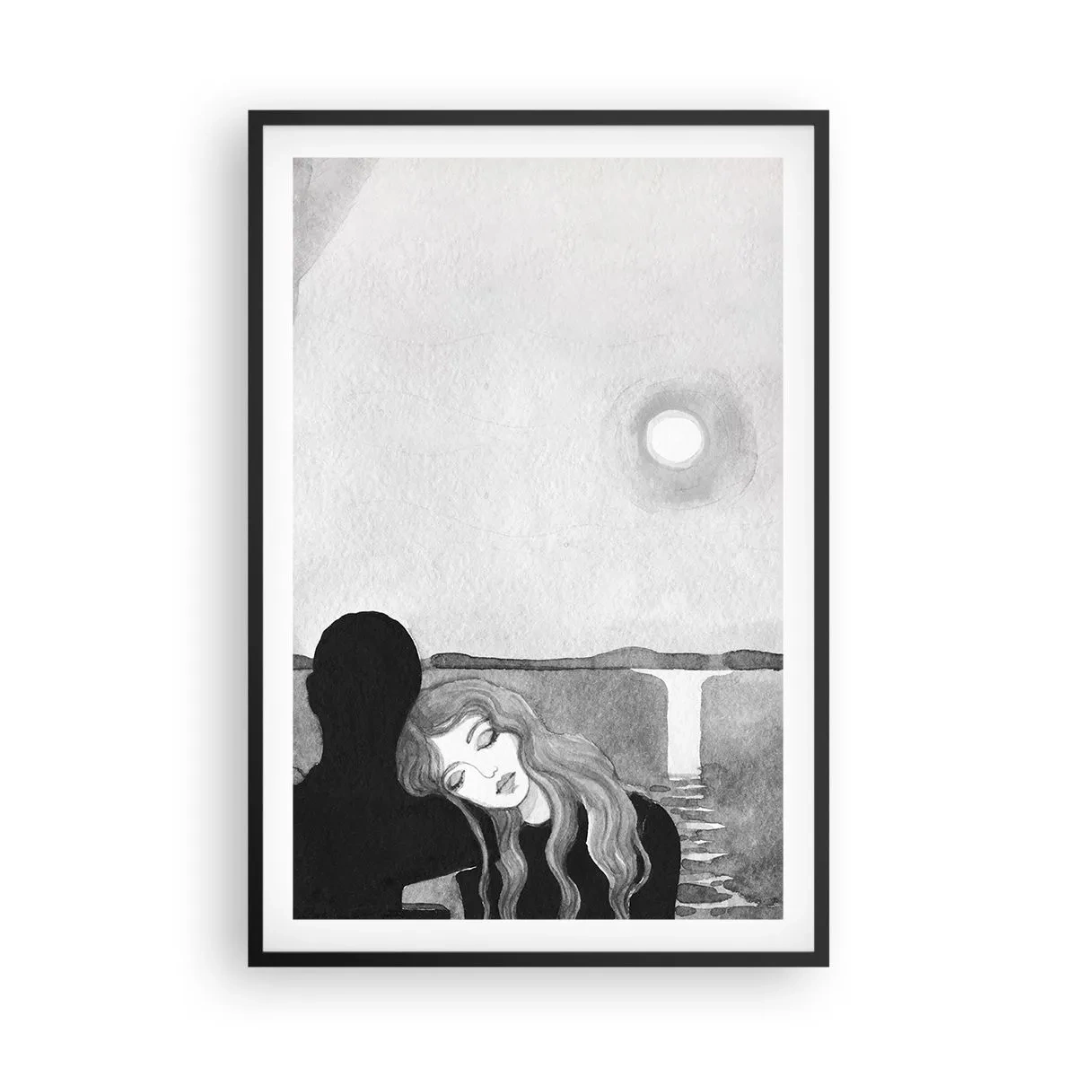 Poster in cornice nera - Sempre un mistero - 61x91 cm