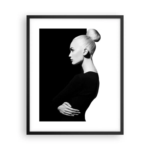 Poster in cornice nera - Semplicemente donna - 40x50 cm