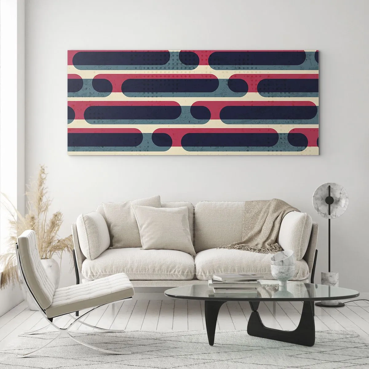Quadro su vetro - Avanti fino in fondo - 100x40 cm