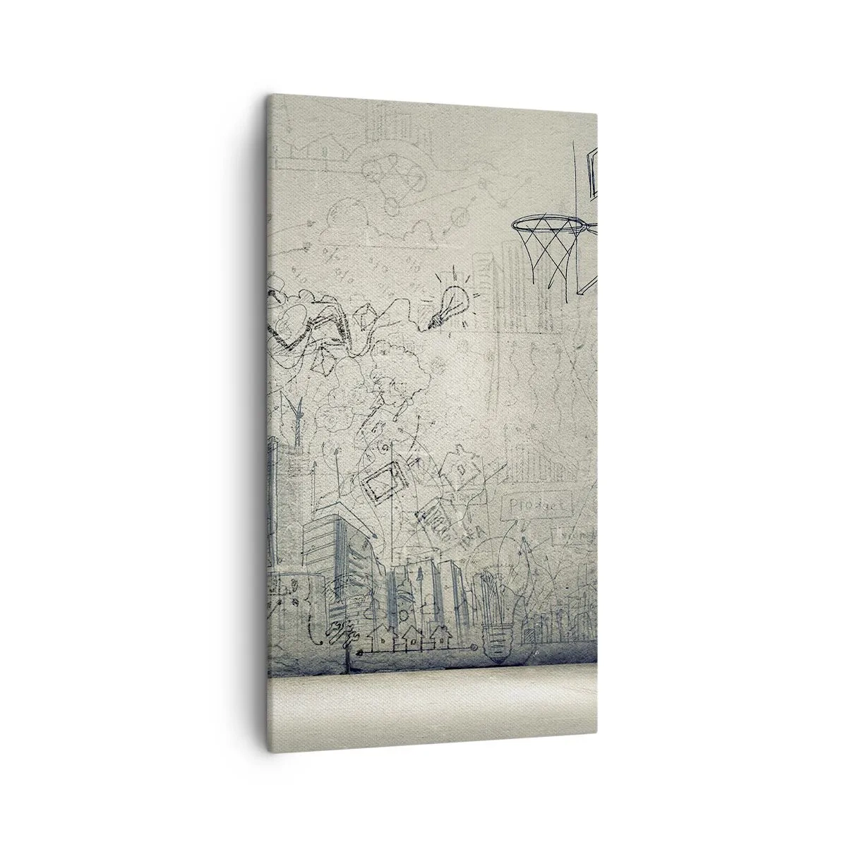 Quadro su tela - Stampe su Tela - La mia fantastica vita in città - 45x80 cm