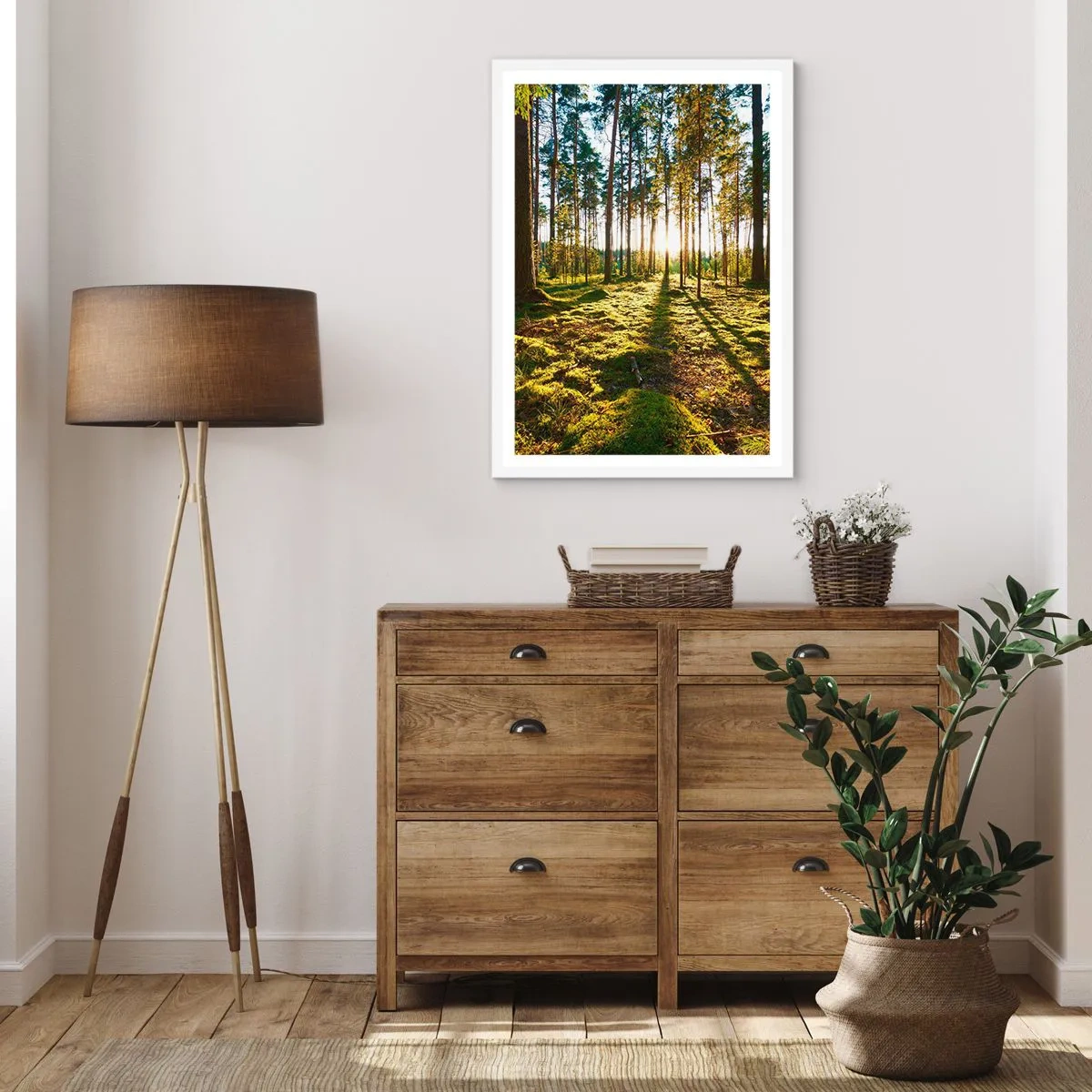 Poster in cornice bianca - …dopo sette foreste - 61x91 cm