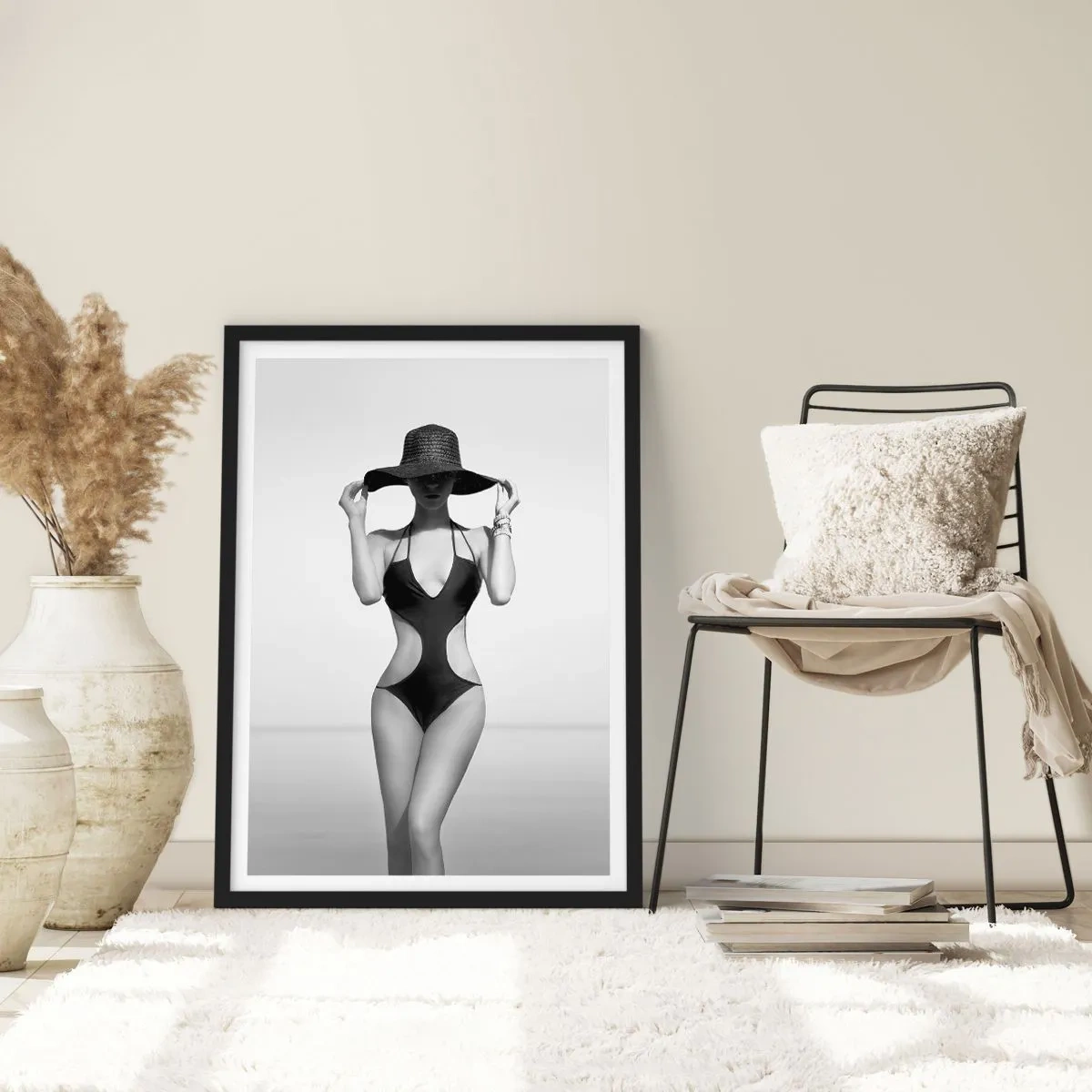Poster in cornice nera - Il mio nome è Eleganza - 50x70 cm