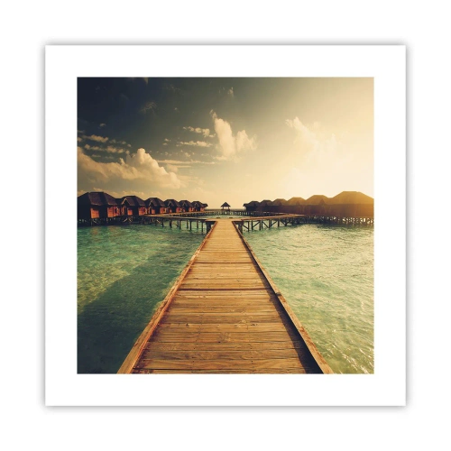 Poster - Caldo invito - 40x40 cm