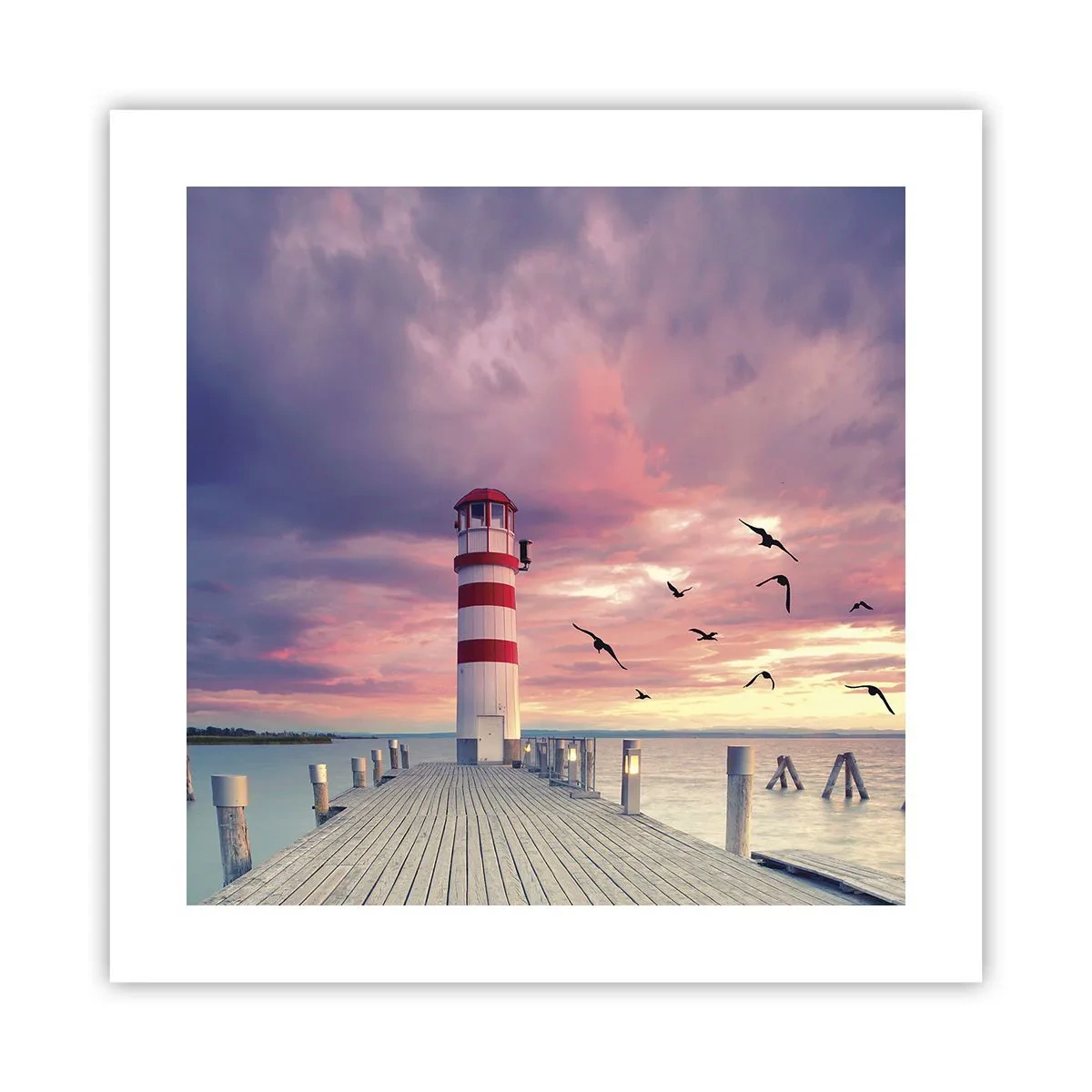 Poster - Tempo di tornare in porto - 40x40 cm