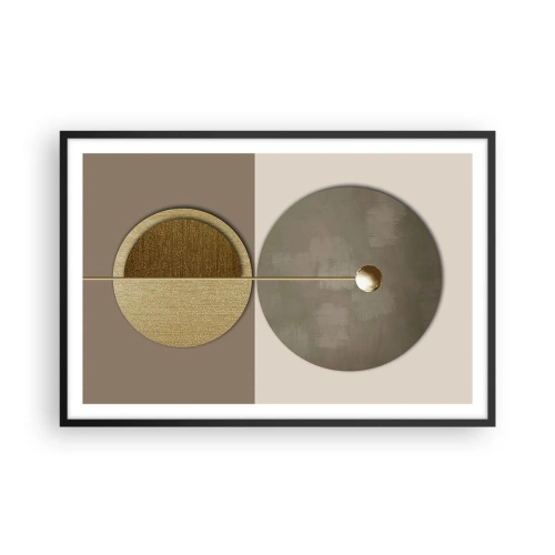 Poster in cornice nera - Equilibrio perfetto - 91x61 cm