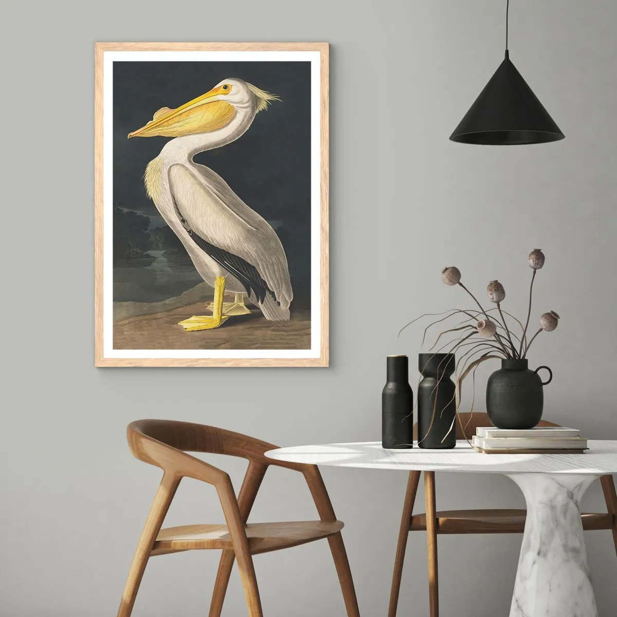 Poster in cornice rovere chiaro - Pieno di orgoglio - 70x100 cm