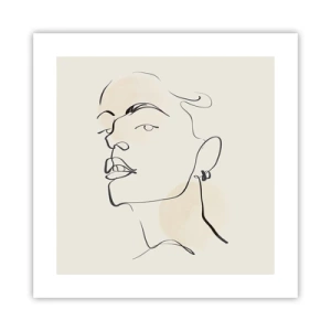 Poster - Sguardo fiero - 40x40 cm