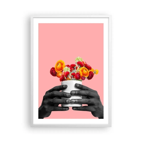 Poster in cornice bianca - Apoteosi di vita - 50x70 cm