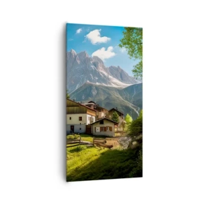 Quadro su tela - Stampe su Tela - Idillio alpino - 65x120 cm