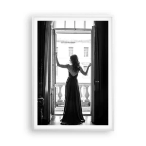 Poster in cornice bianca - In grande stile - 70x100 cm