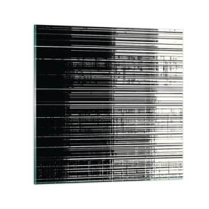 Quadro su vetro - Onde e vibrazioni - 40x40 cm