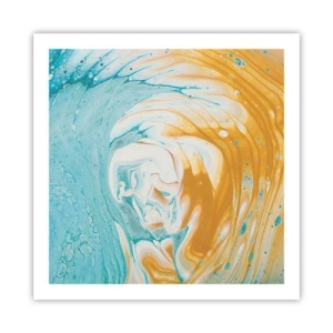 Poster - Vortice pastello - 60x60 cm