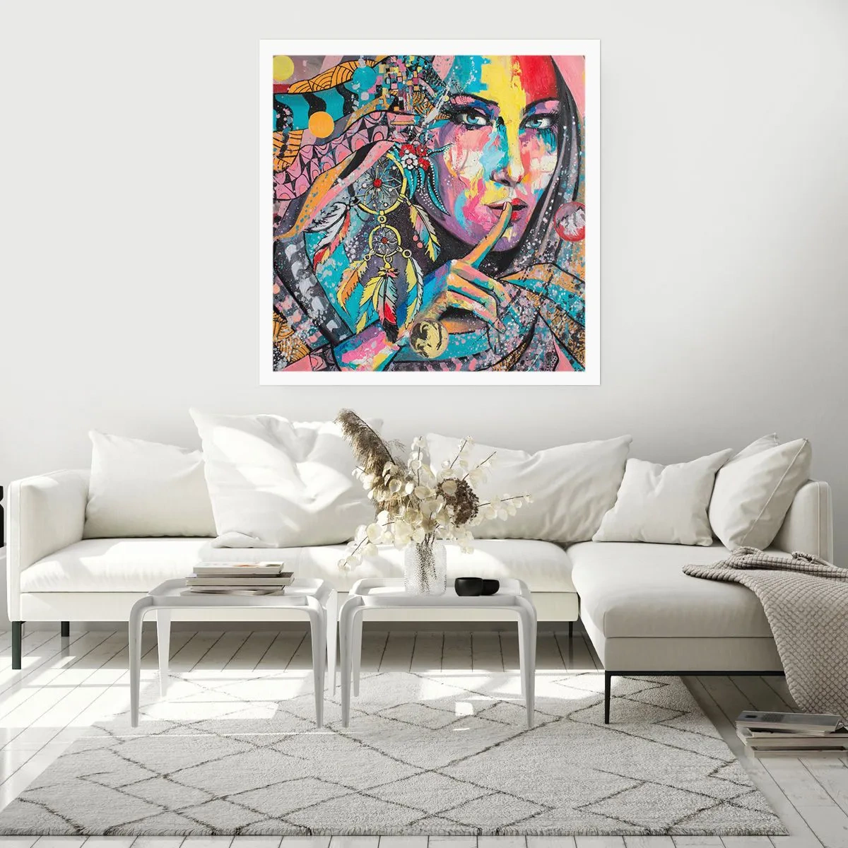 Poster - Taci, finché capirai - 50x50 cm