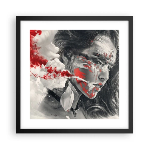 Poster in cornice nera - Nei vapori dell'assurdo - 40x40 cm