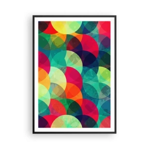 Poster in cornice nera - Ascensione arcobaleno - 70x100 cm