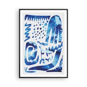 Poster in cornice nera - Ritorno alle radici - 70x100 cm