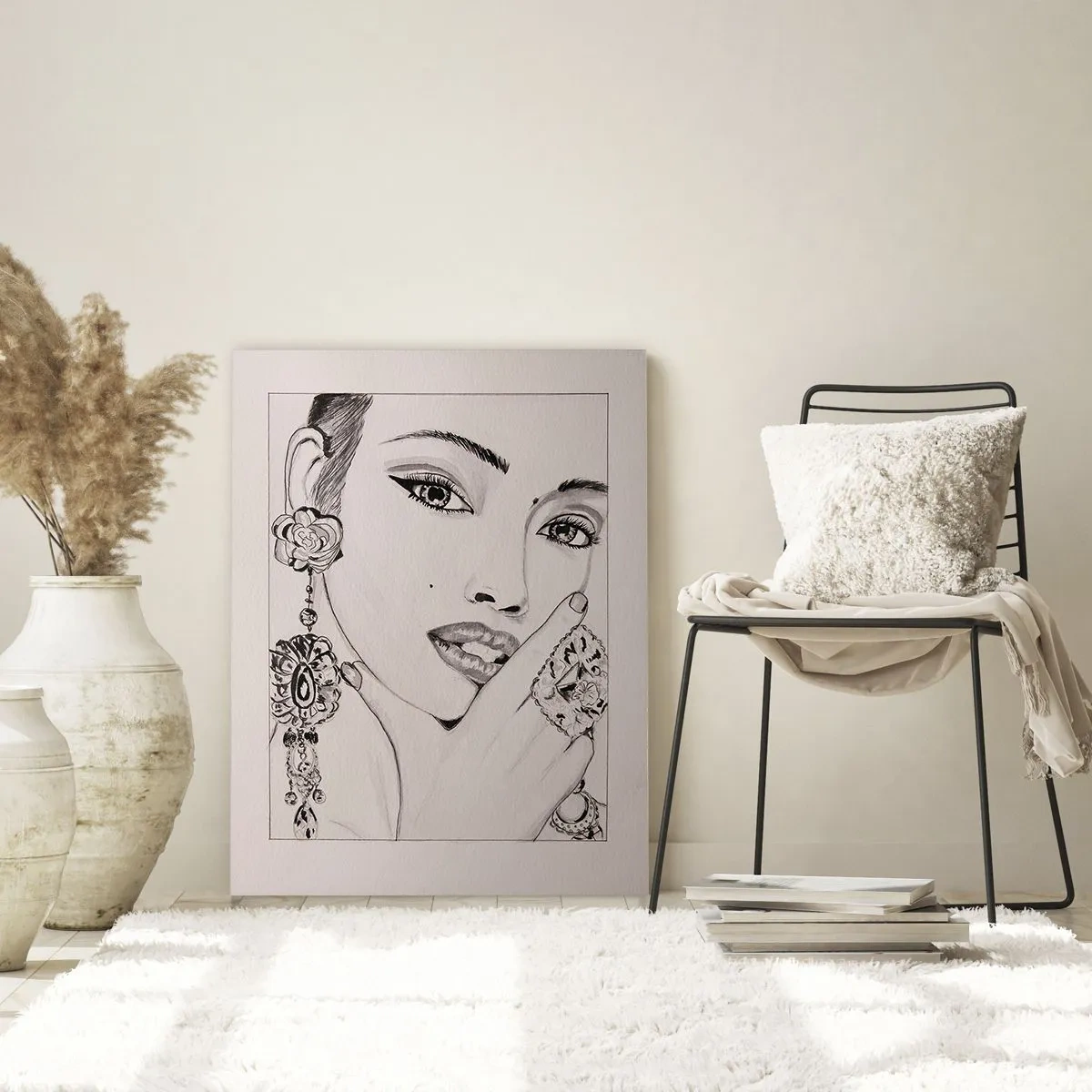 Quadro su vetro - Il gioiello più bello - 80x120 cm