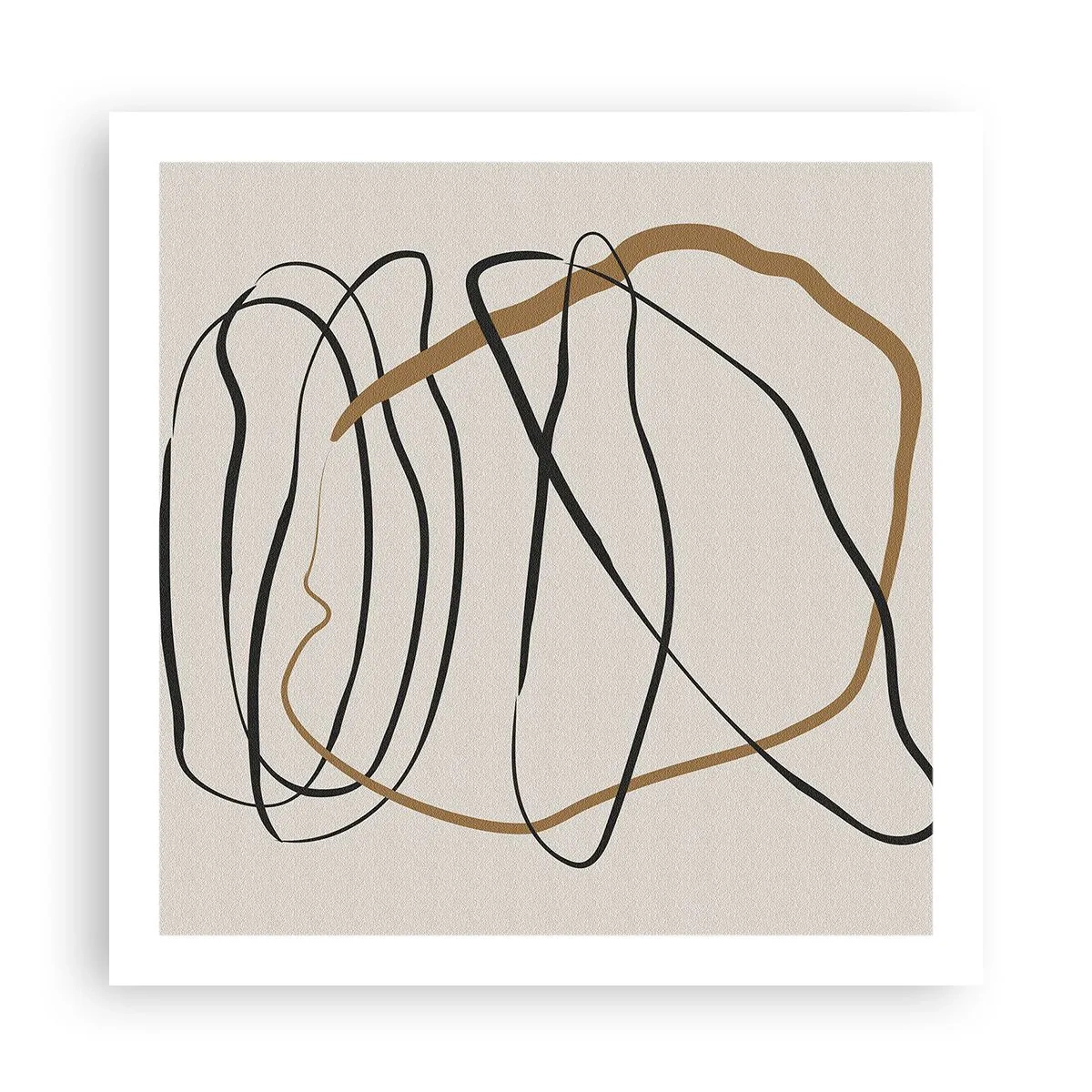 Poster - Composizione: danza intricata - 60x60 cm