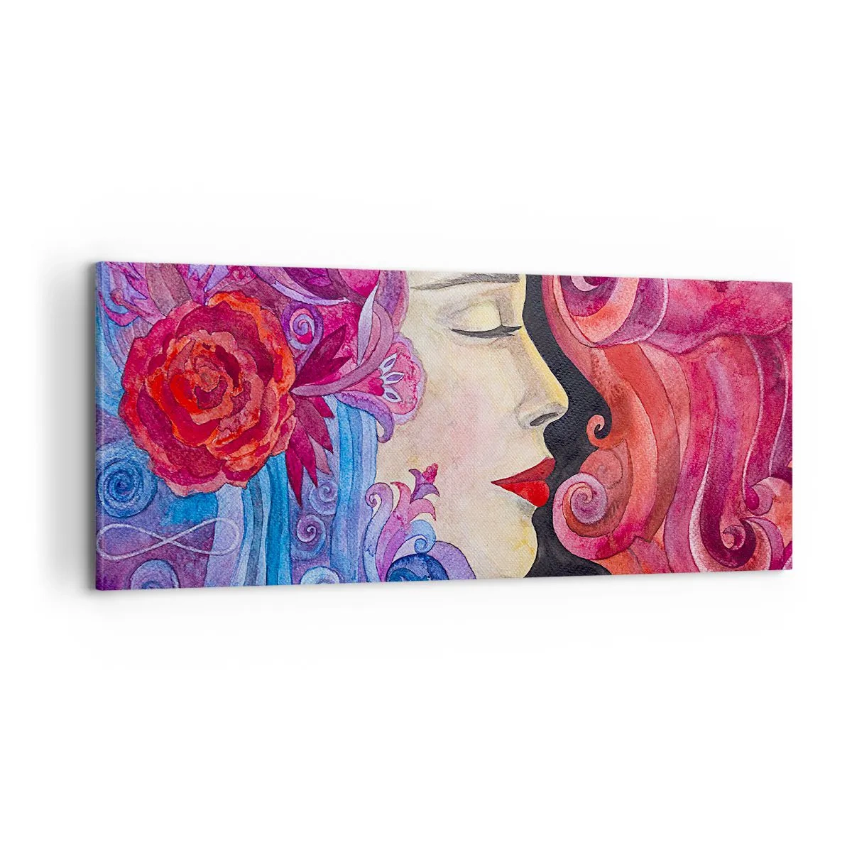 Quadro su tela - Stampe su Tela - L'Art Nouveau è sempre viva - 100x40 cm