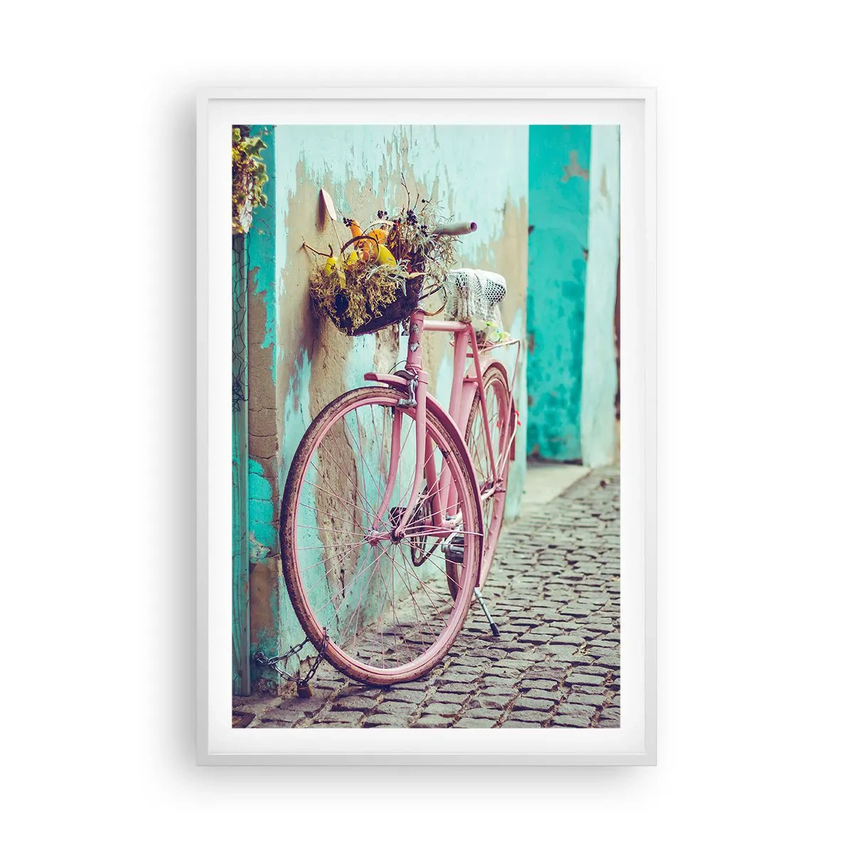 Poster in cornice bianca - Torno subito - 61x91 cm