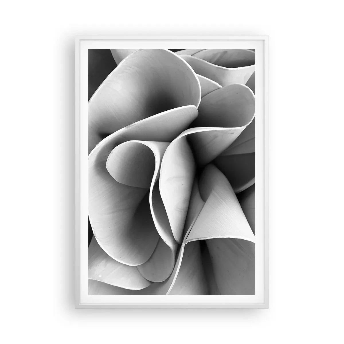 Poster in cornice bianca - Avviene nello spazio - 70x100 cm
