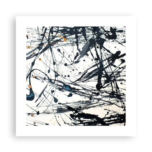 Poster - Astrazione espressionistica - 40x40 cm