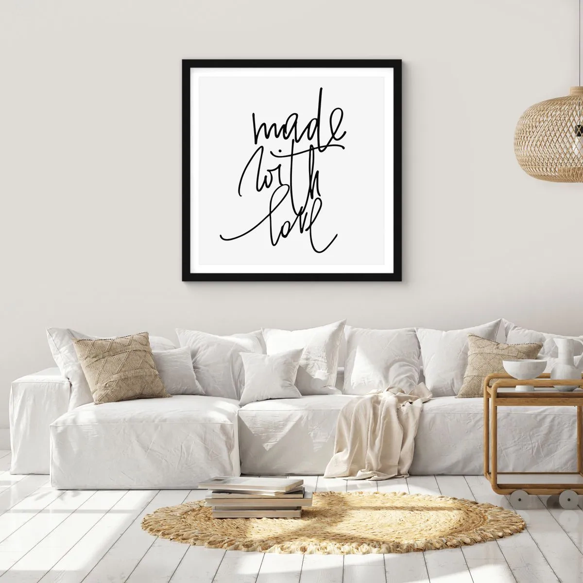 Poster in cornice nera - La migliore marca - 50x50 cm