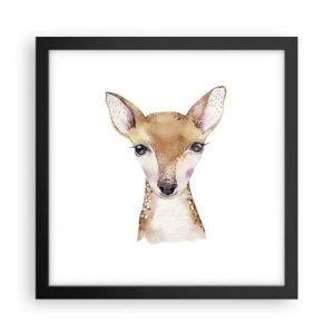 Poster in cornice nera - La natura dell'innocenza - 30x30 cm
