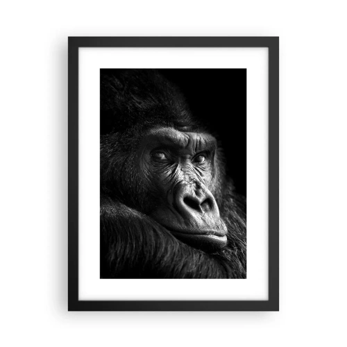 Poster in cornice nera - E cosa guardi? - 30x40 cm