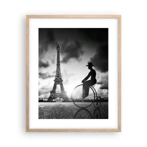 Poster in cornice rovere chiaro - Nostalgia della Belle Epoque - 40x50 cm