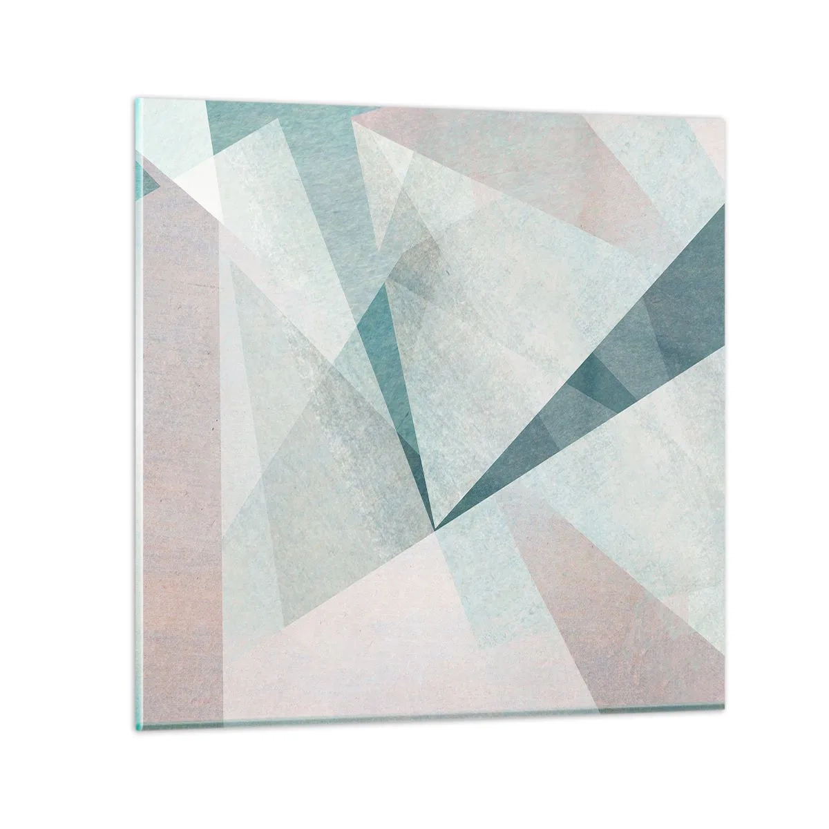 Quadro su vetro - Con calma ma dinamicamente - 30x30 cm