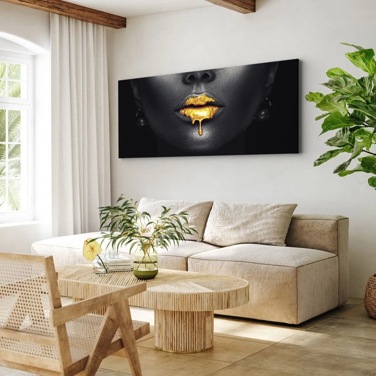 Quadro su tela - Stampe su Tela - Boccadoro - 100x40 cm