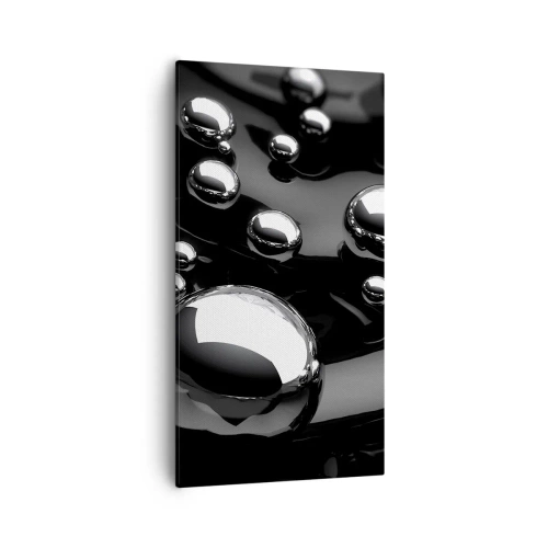 Quadro su tela - Stampe su Tela - Toni di nero - 55x100 cm