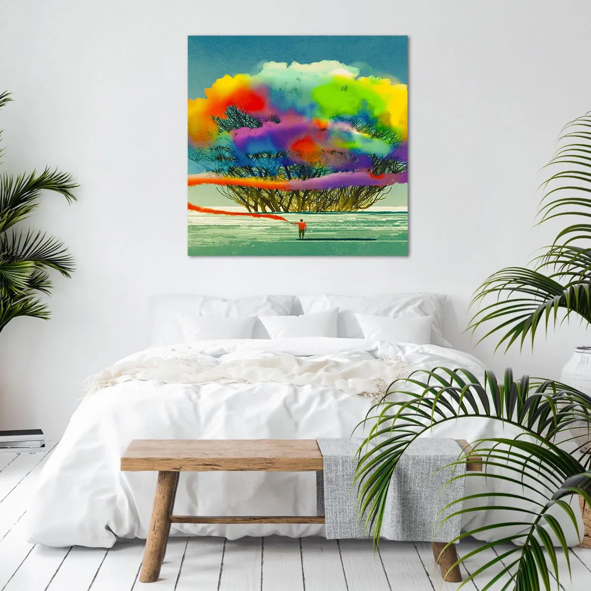 Quadro su tela - Stampe su Tela - Ravvivando questo mondo - 40x40 cm