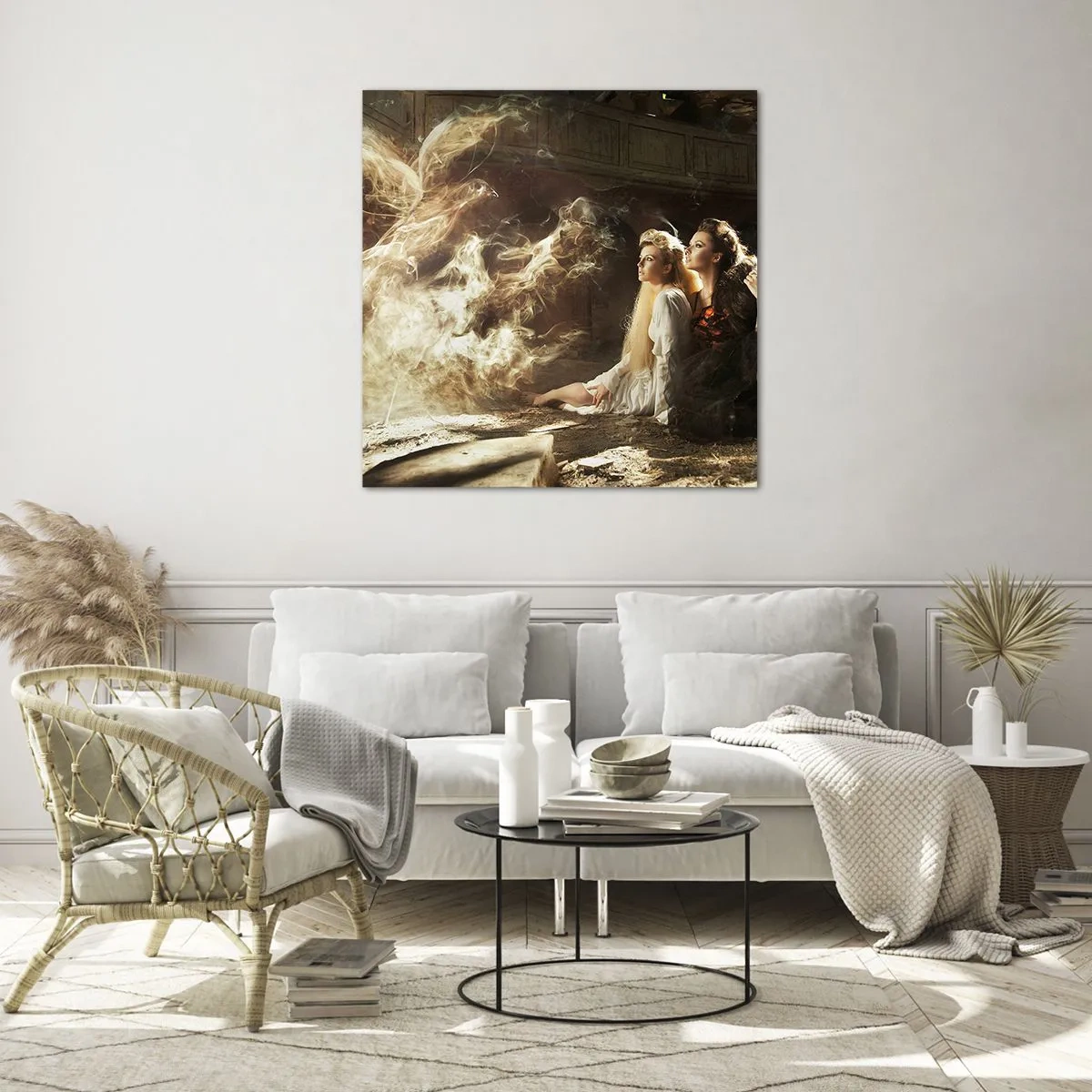 Quadro su vetro - Ed è diventata poesia - 70x70 cm