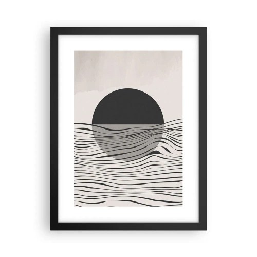 Poster in cornice nera - Composizione a metà - 30x40 cm