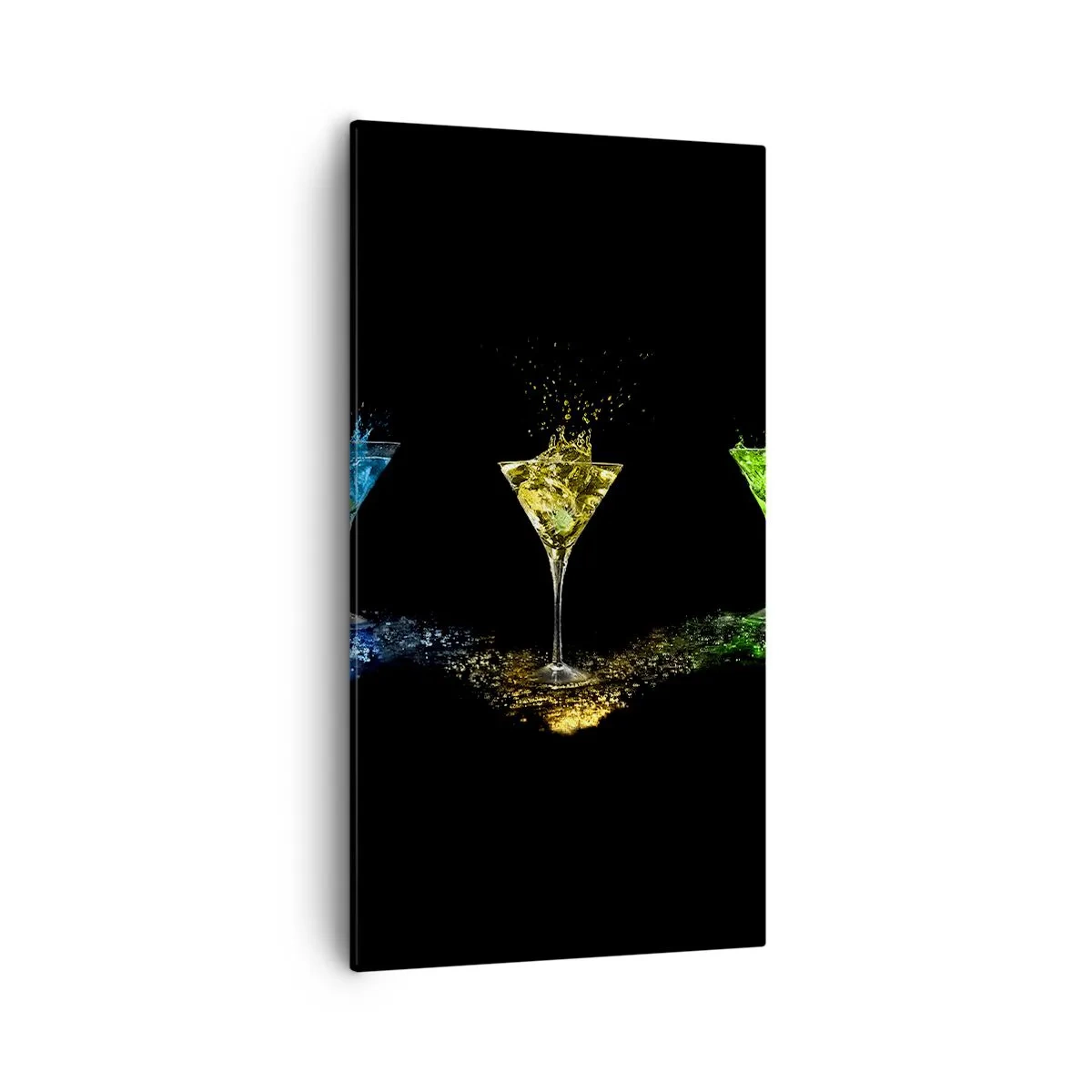 Quadro su tela - Stampe su Tela - I colori della gioia nel mondo dei cristalli - 55x100 cm