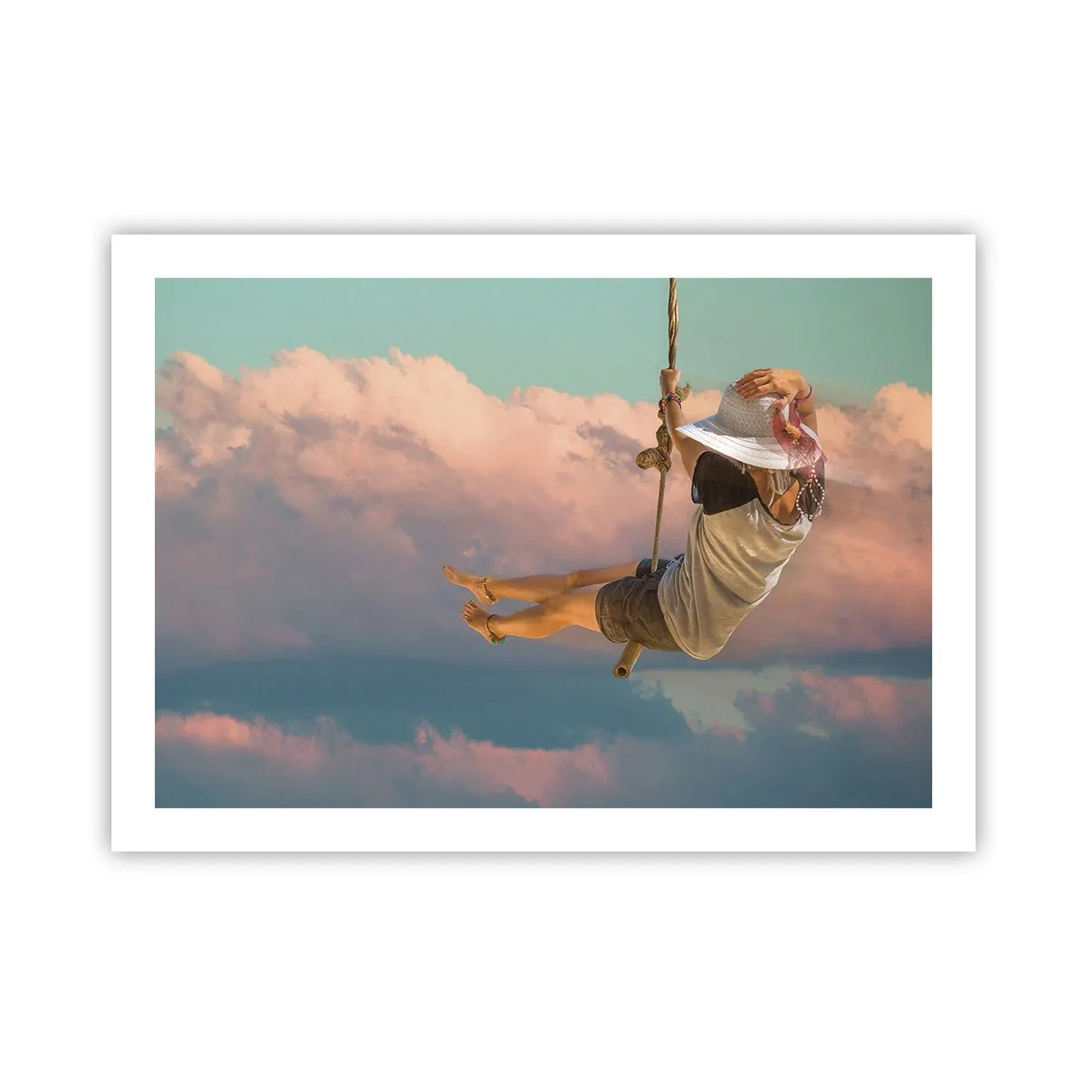 Poster - Divertimento tra le nuvole - 70x50 cm