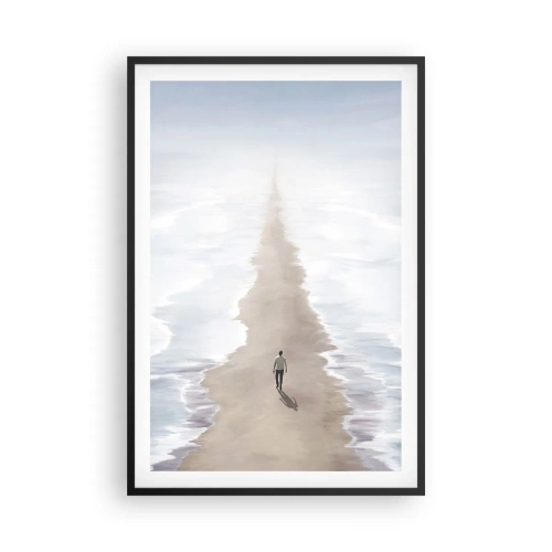 Poster in cornice nera - Un futuro luminoso - 61x91 cm