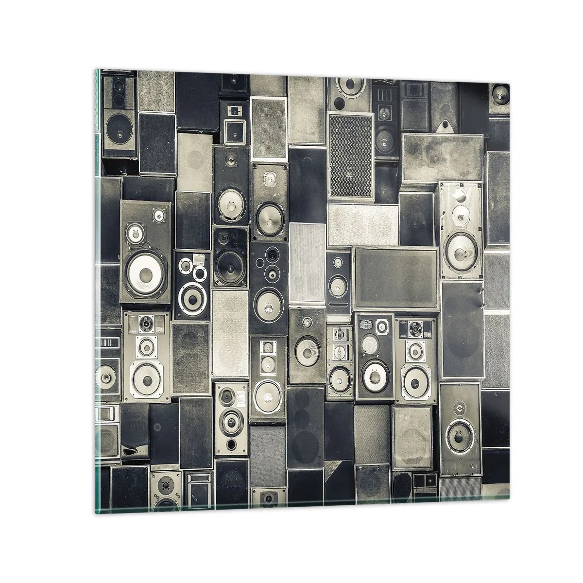 Quadro su vetro - Armonia di suoni - 70x70 cm